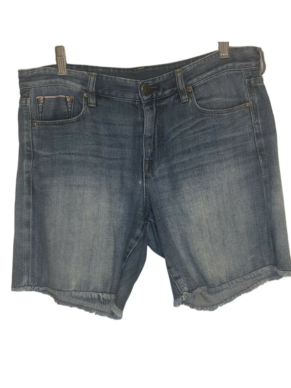 J. Crew Blue Denim Cut Off Jeans Shorts Womens Size 28